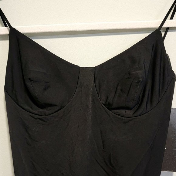 Vintage LA PERLA Ritmo Black Bodysuit w/ Jeweled & Beaded Back   Size 44/8 - Picture 3 of 11